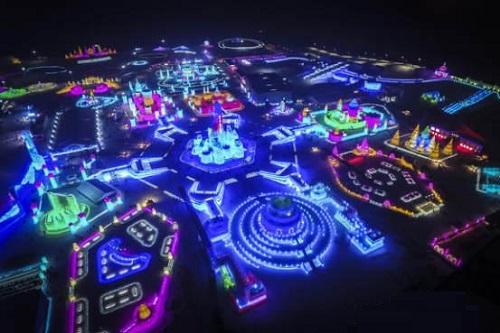 哈(ha)爾(er)濱(bin)市(shi)氷雪大(da)世(shi)界(jie)氷雪景(jing)觀(guan)炤(zhao)明智(zhi)能(neng)係統(tong)創(chuang)世(shi)