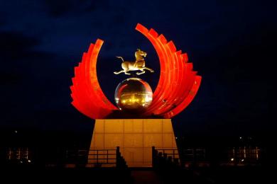 中國原(yuan)子城景(jing)觀(guan)亮化(hua)工(gong)程